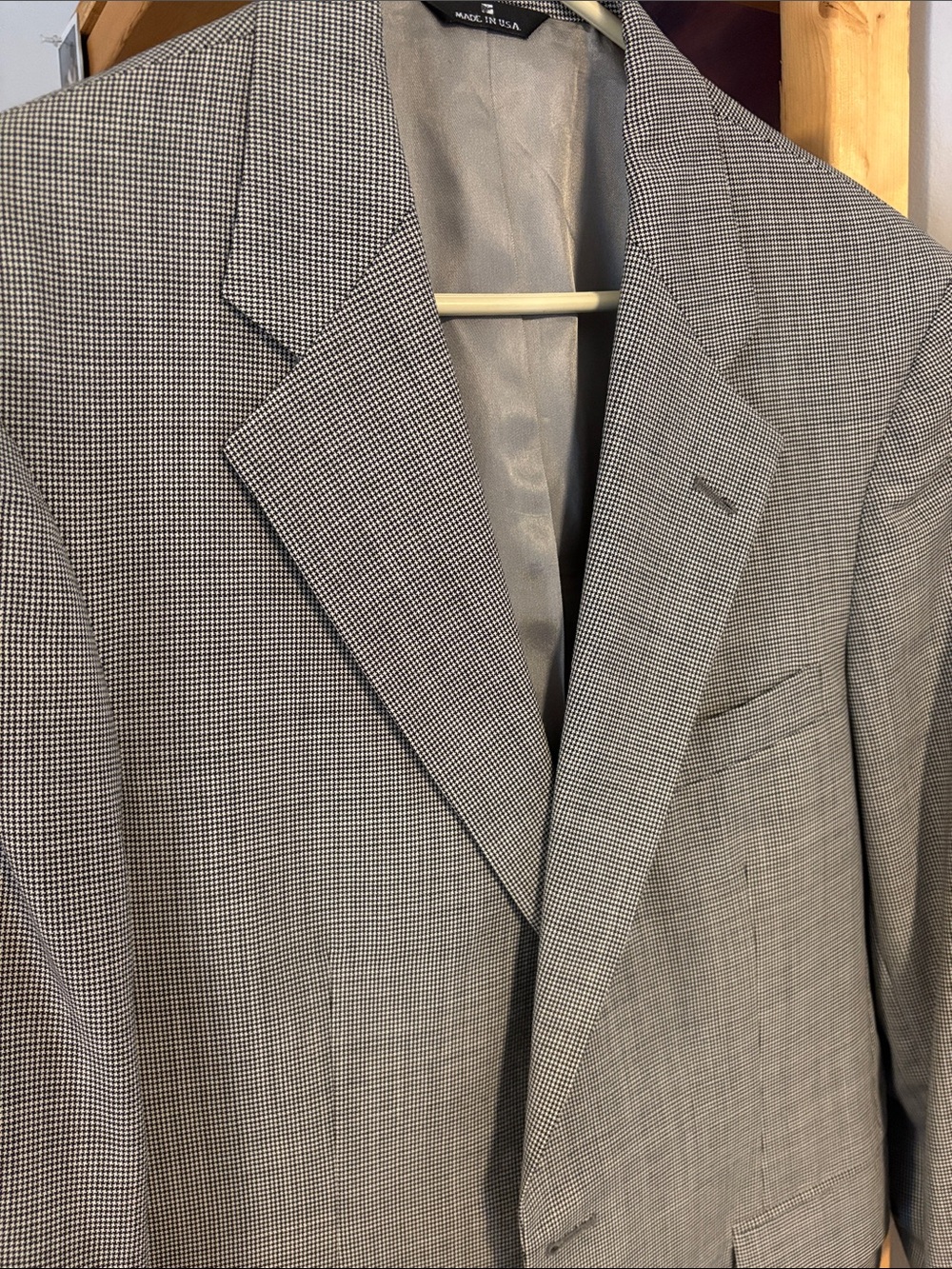 Polo by Ralph Lauren Gray Microcheck Sport Coat